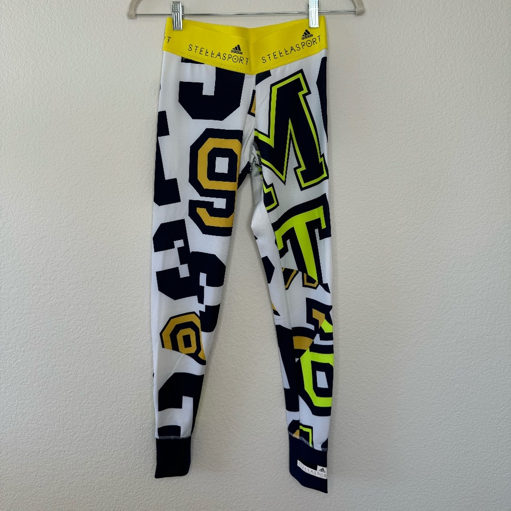 Adidas Stella McCartney size XS yellow/neon green/blk/white
